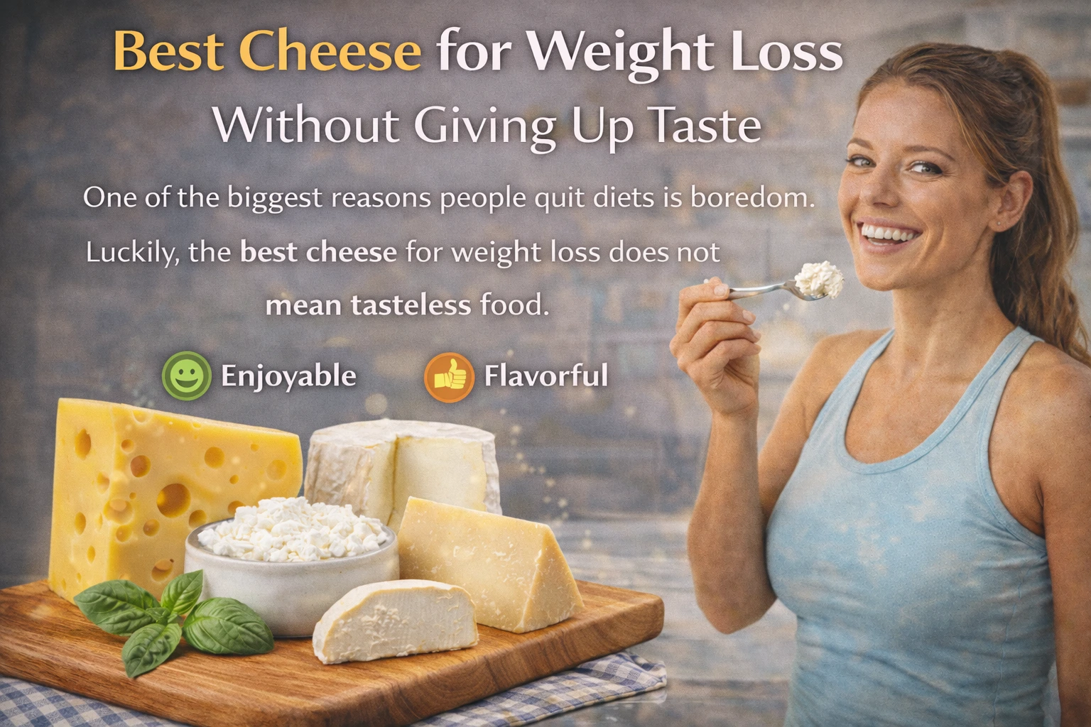 Delicious cheese for healthy living