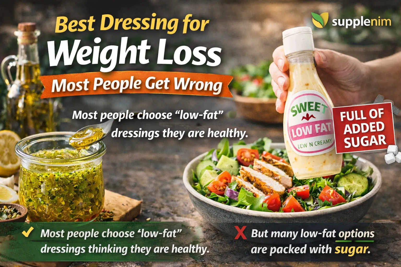 Best Dressing for Weight Loss Most People Get Wrong