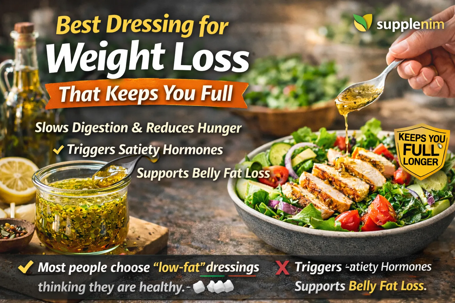 Best Dressing for Weight Loss That Keeps You Full