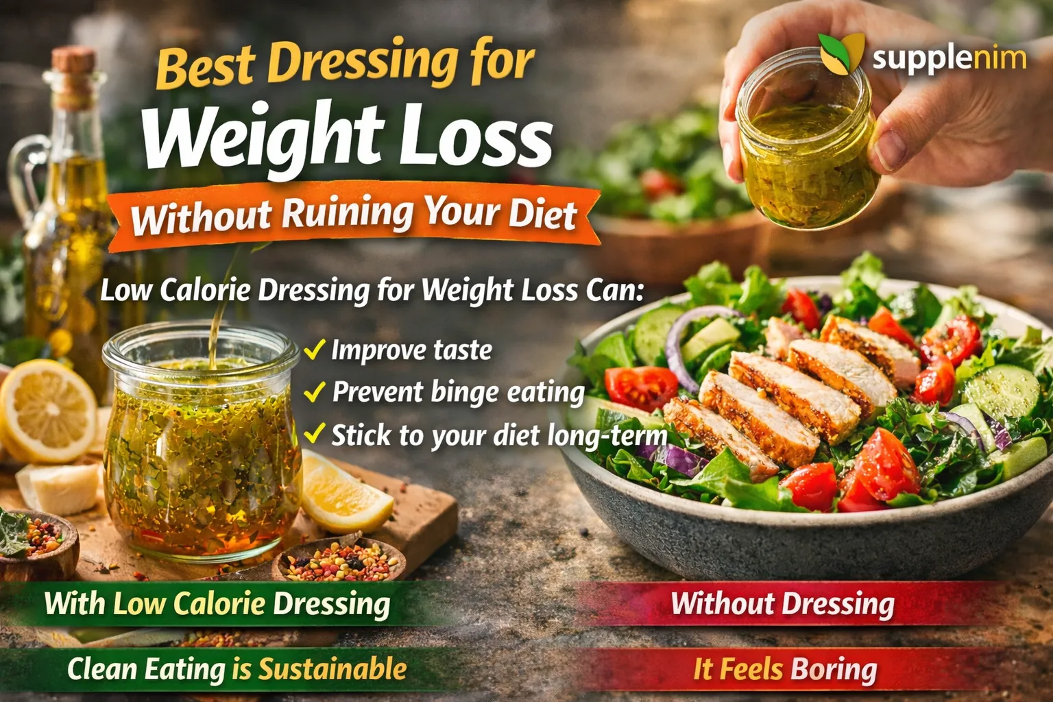 Best Dressing for Weight Loss Without Ruining Your Diet
