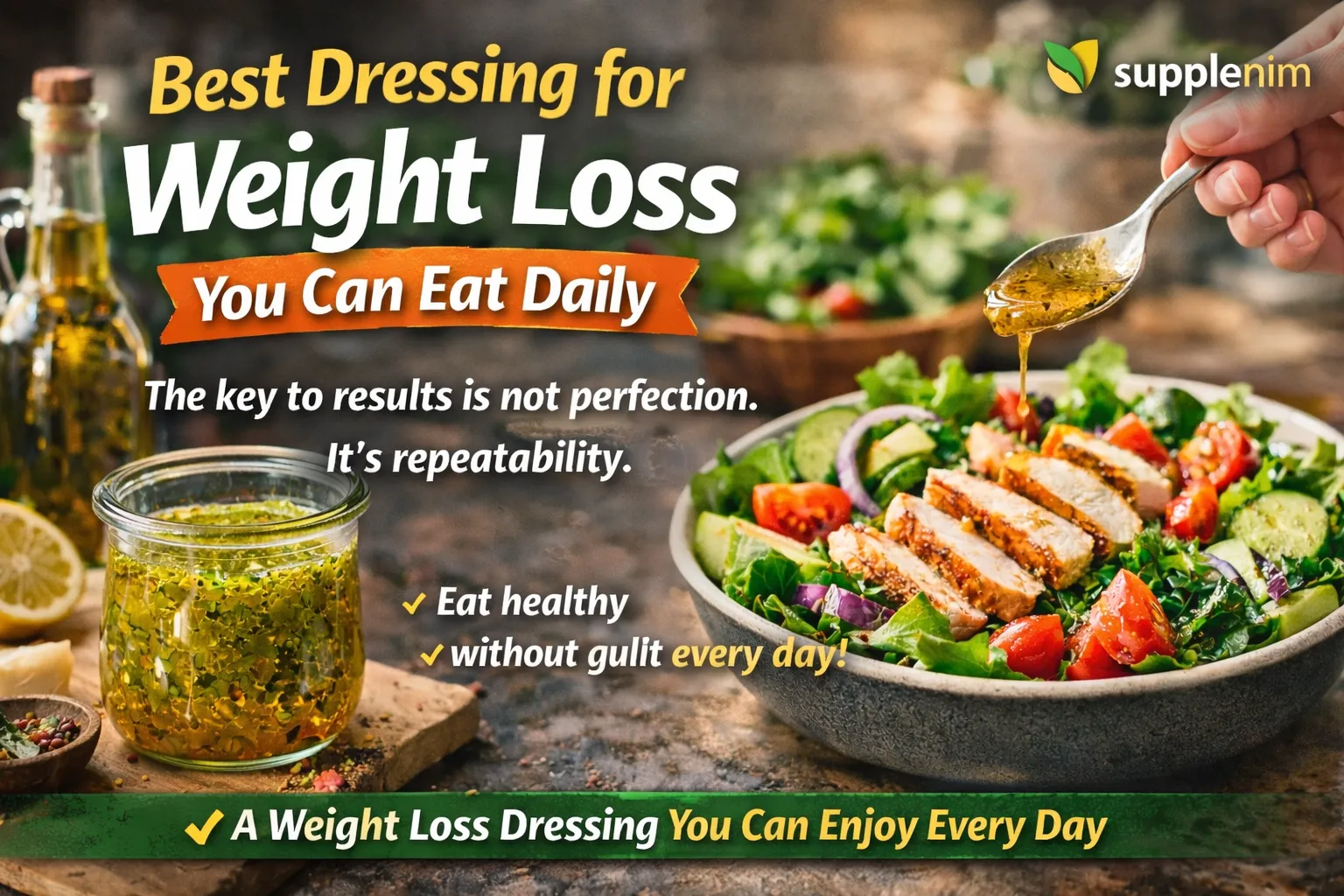 Best Dressing for Weight Loss You Can Eat Daily