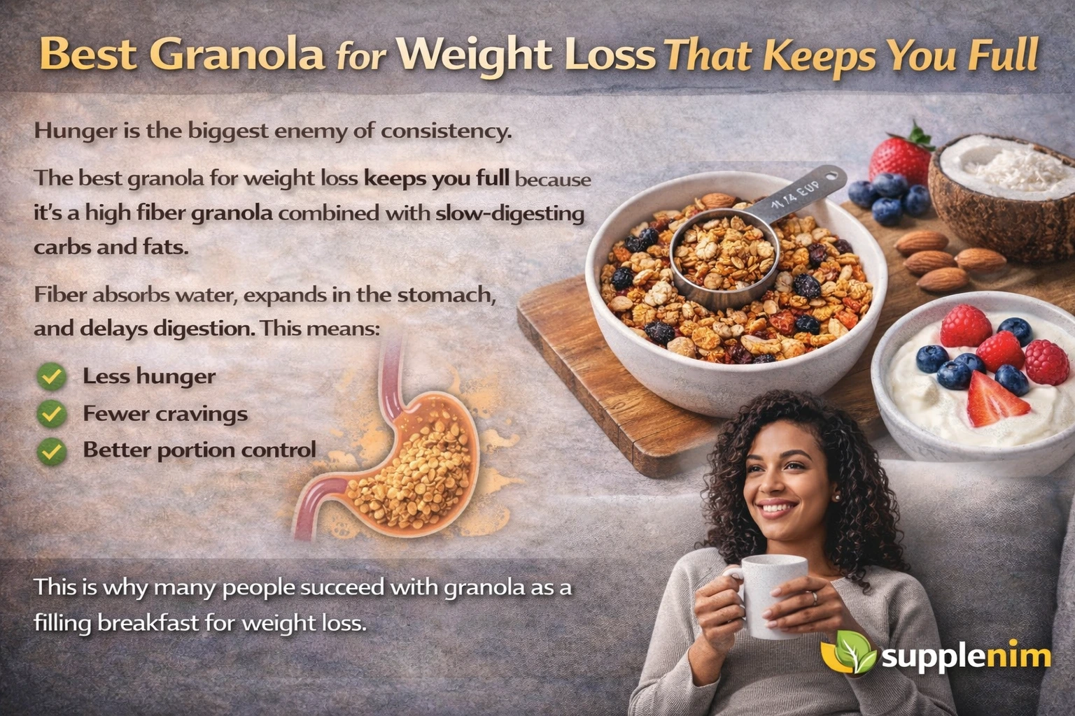 Best Granola for Weight Loss That Keeps You Full