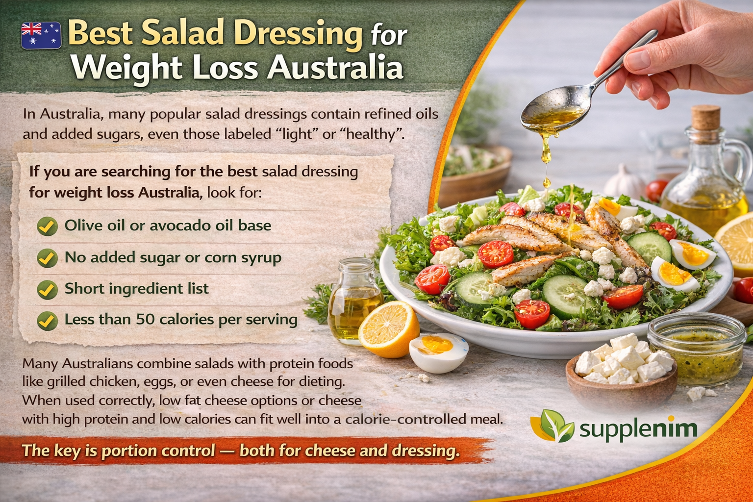Best Salad Dressing for Weight Loss Australia