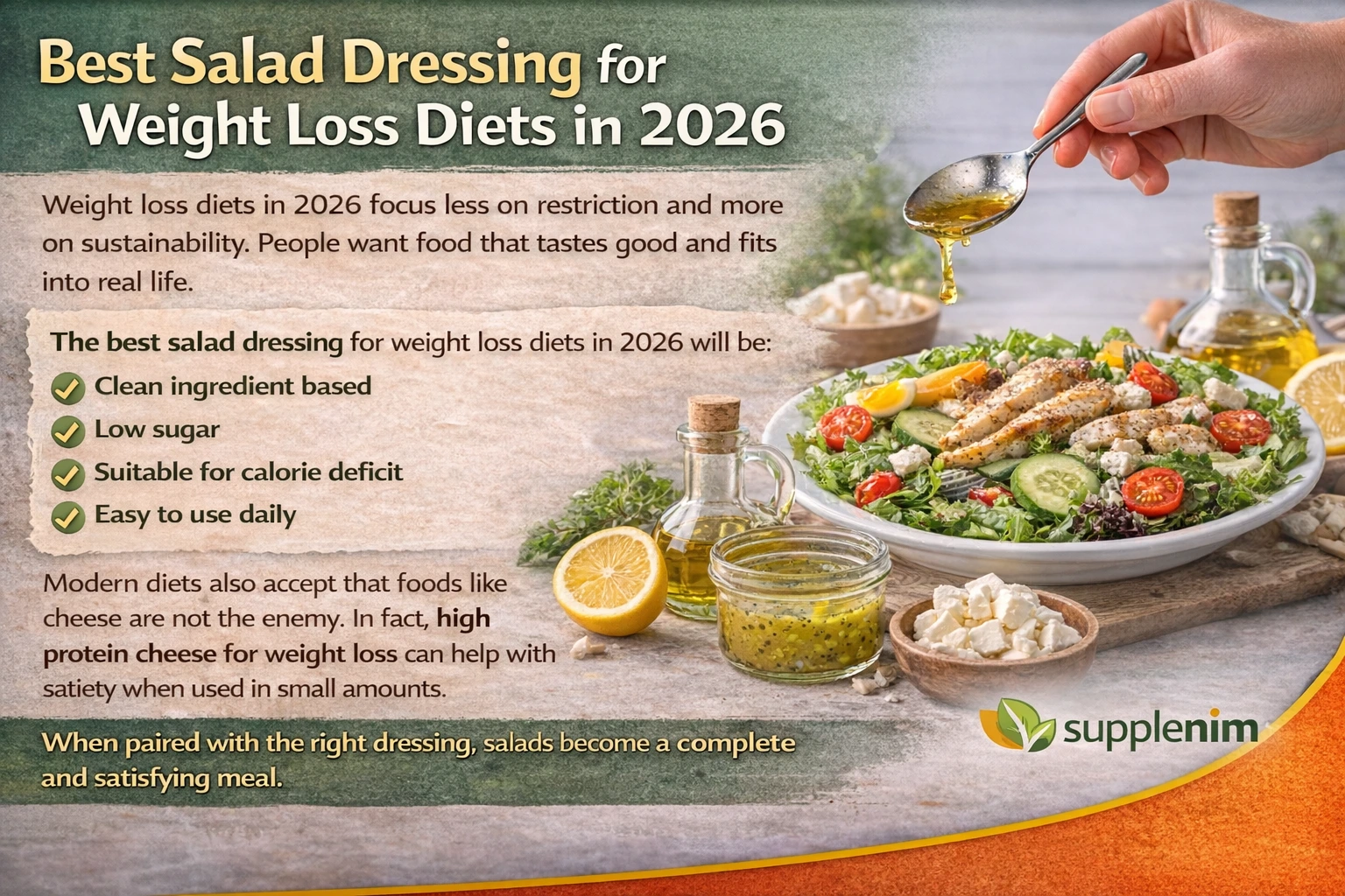 Best Salad Dressing for Weight Loss Diets in 2026
