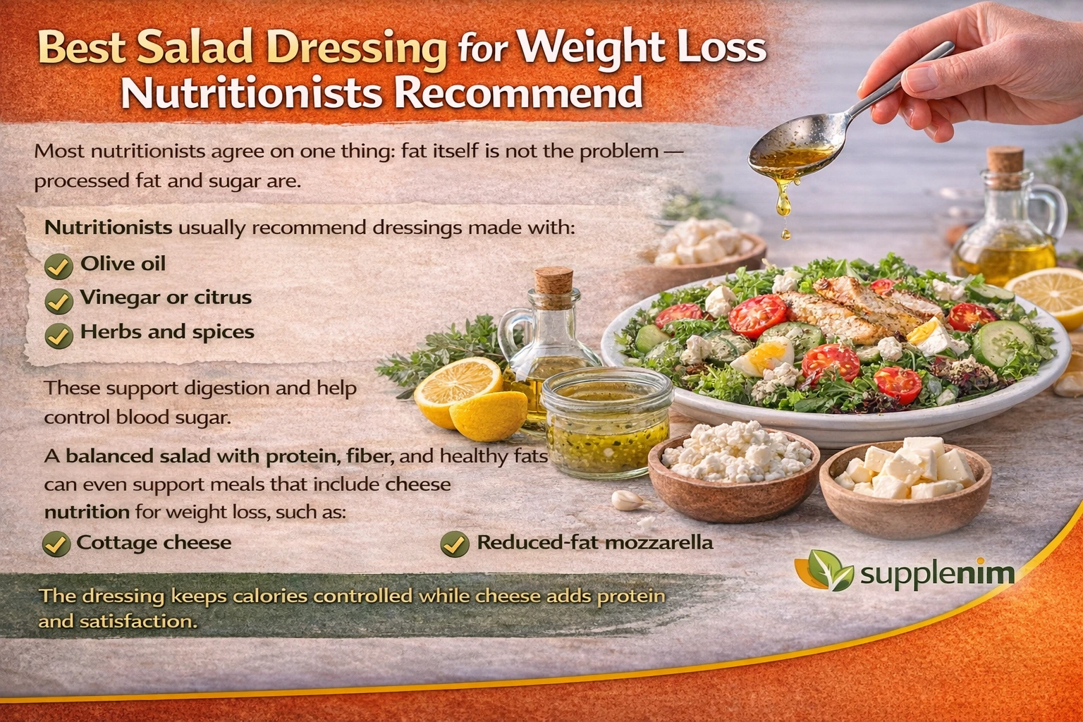 Best Salad Dressing for Weight Loss Nutritionists