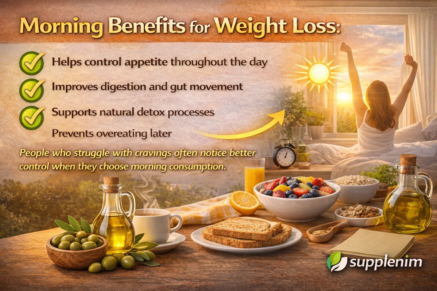 Best Time to Drink Olive Oil for Weight Loss in Morning