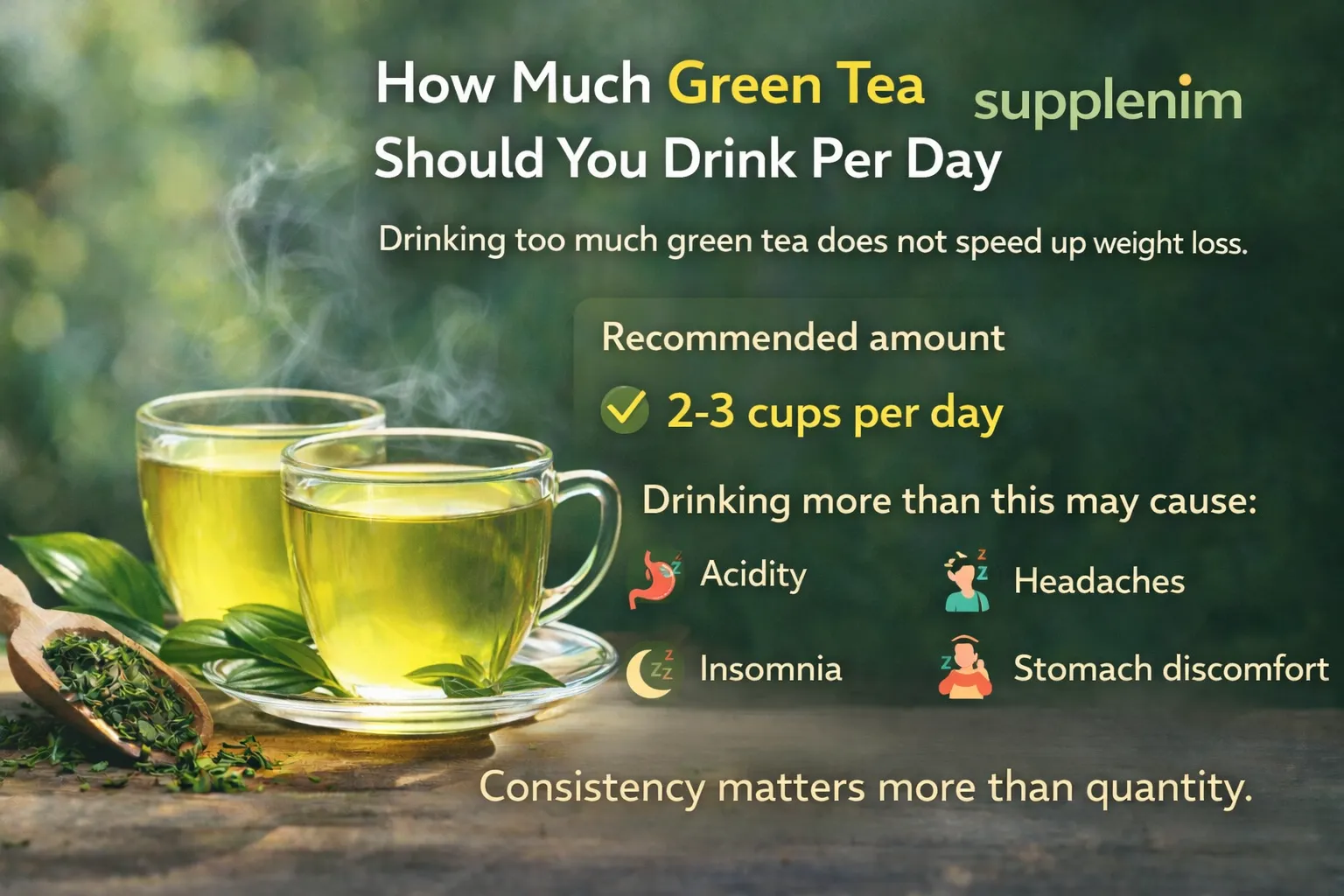 How Much Green Tea Should You Drink Per Day