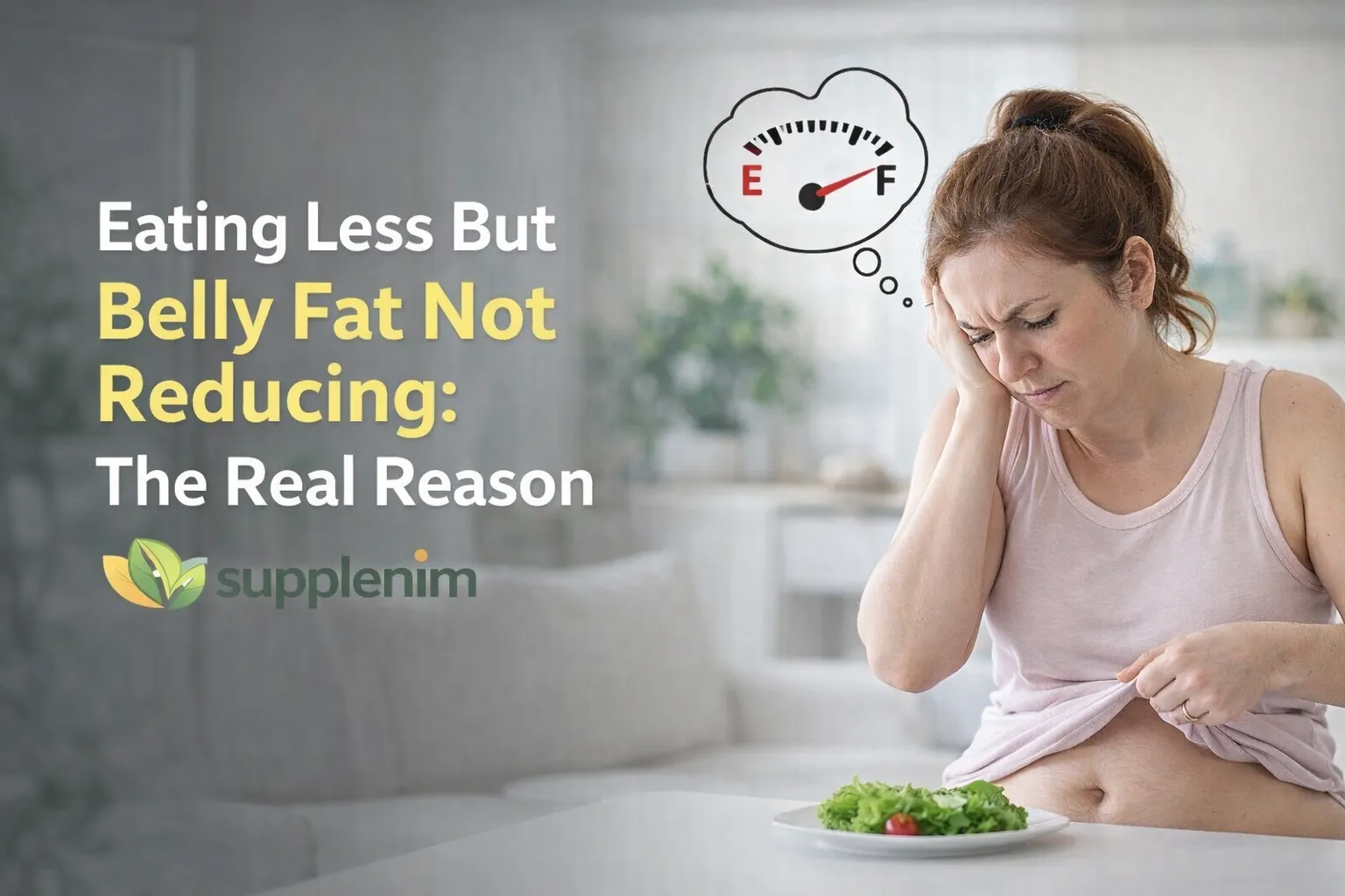 Eating Less But Belly Fat Not Reducing: The Real Reason