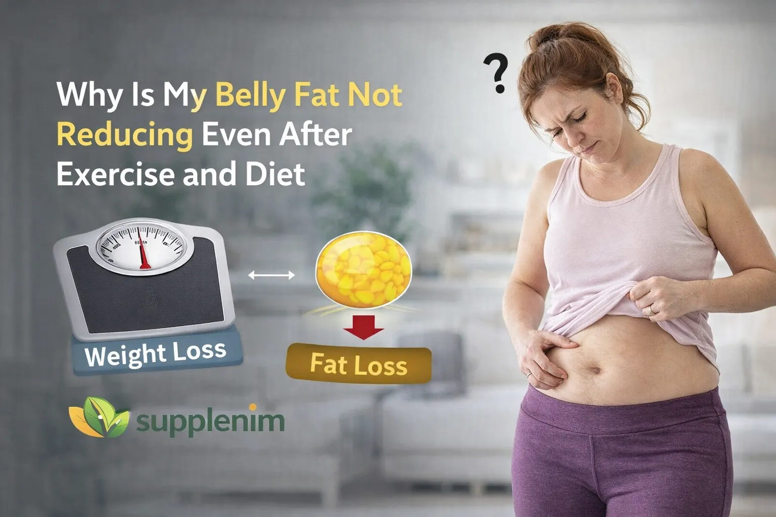 Why Is My Belly Fat Not Reducing Even After Exercise and Diet