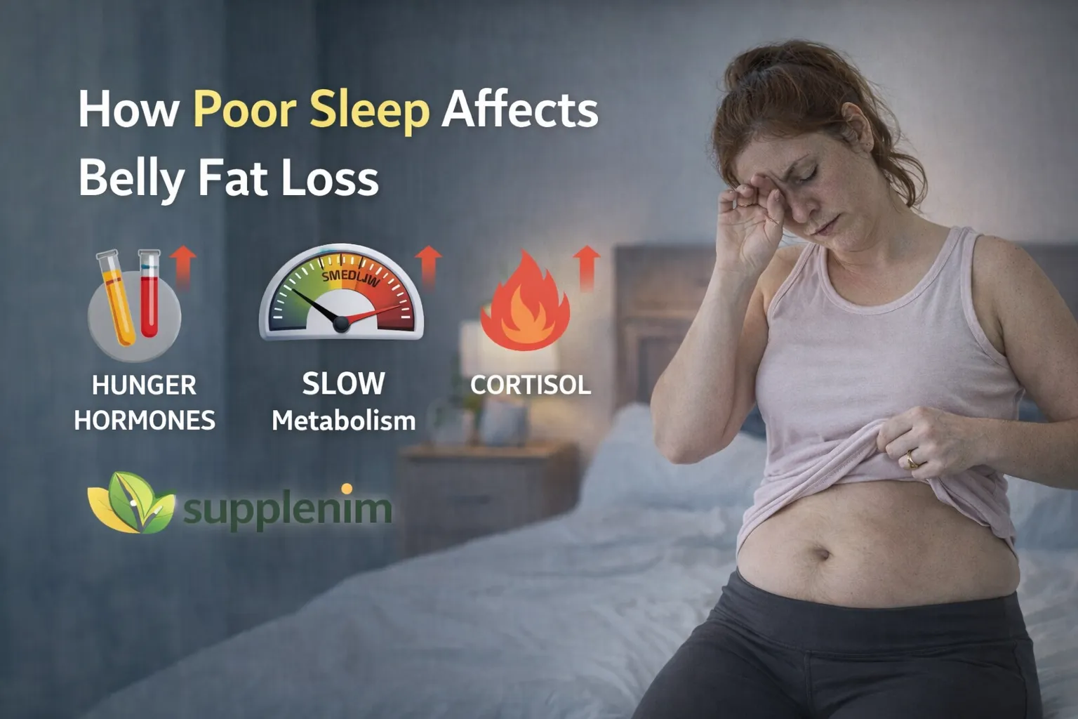 How Poor Sleep Affects Belly Fat Loss
