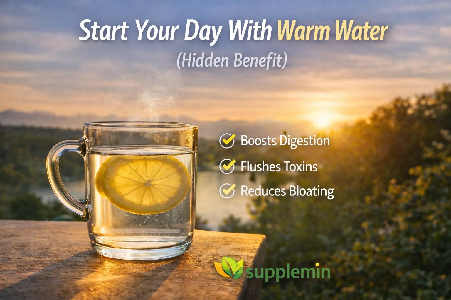 Start Your Day With Warm Water (Hidden Benefit)