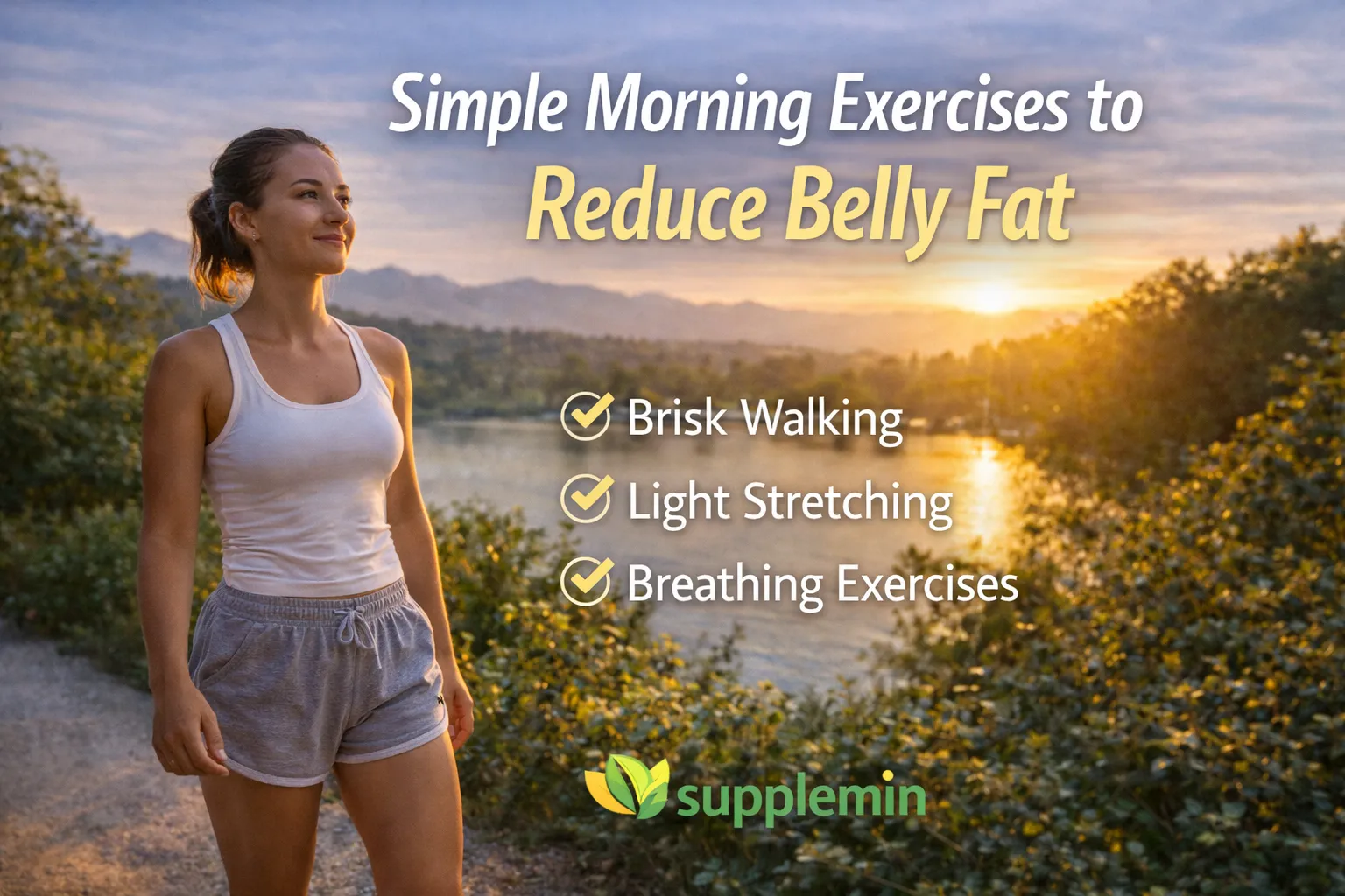 Simple Morning Exercises to Reduce Belly Fat