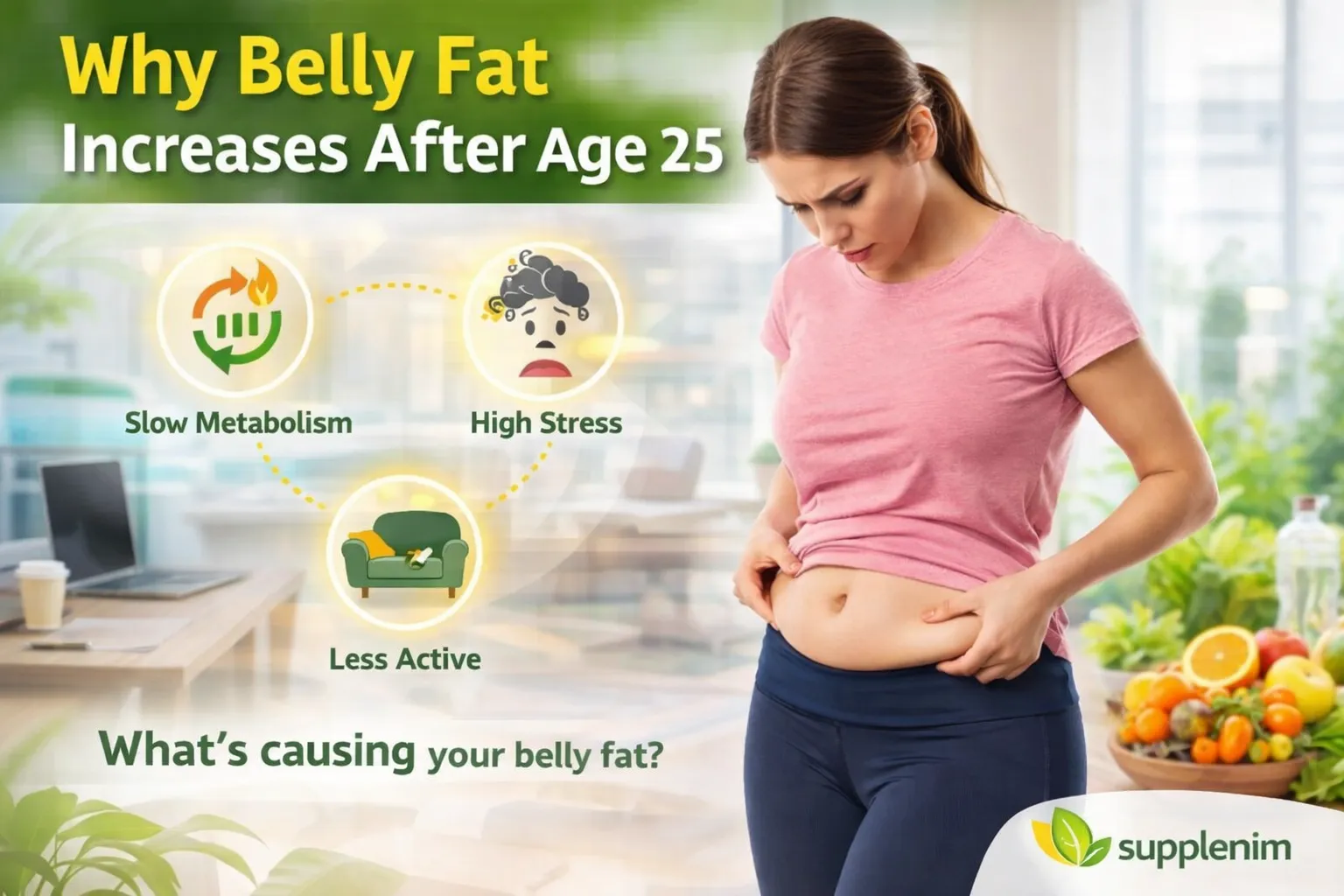 Why Belly Fat Increases After Age 25