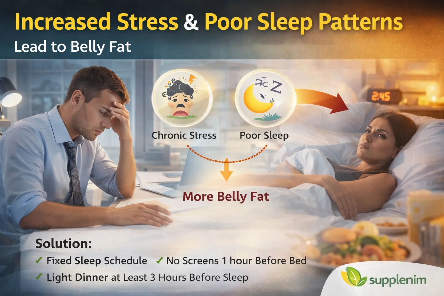 Increased Stress and Poor Sleep Patterns