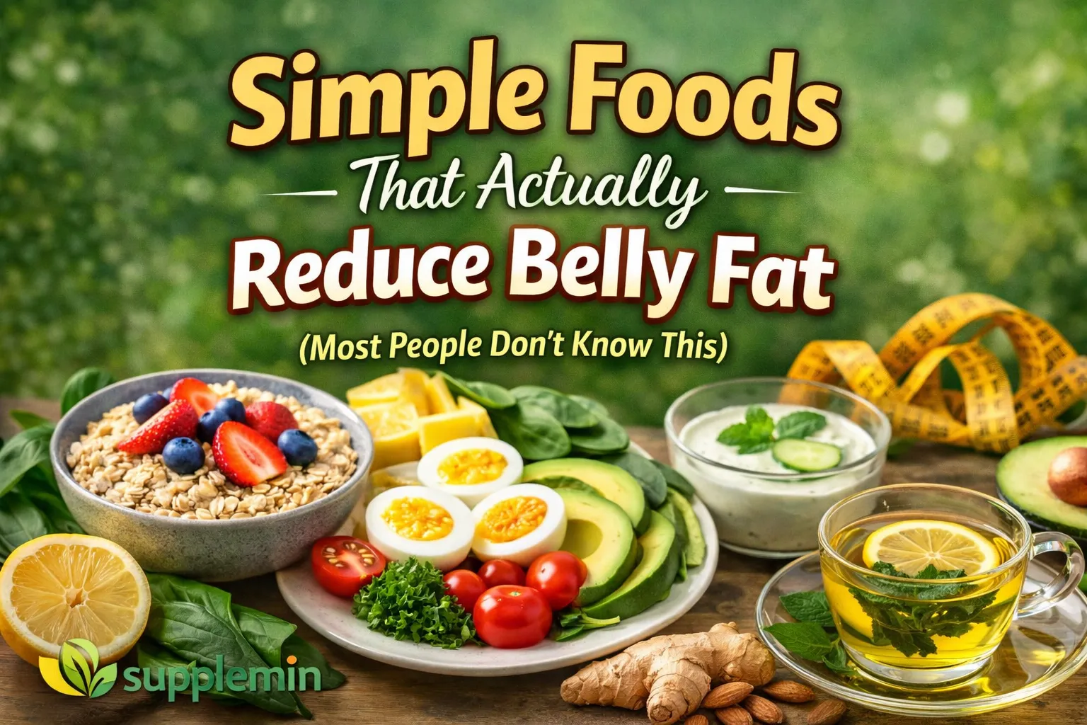 Simple Foods That Actually Reduce Belly Fat