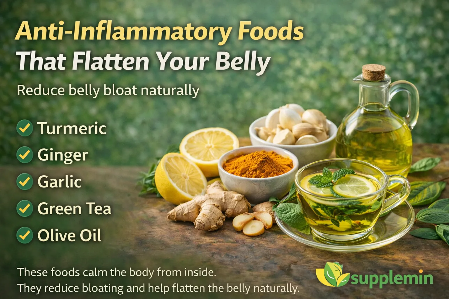 Anti-Inflammatory Foods That Flatten Your Belly