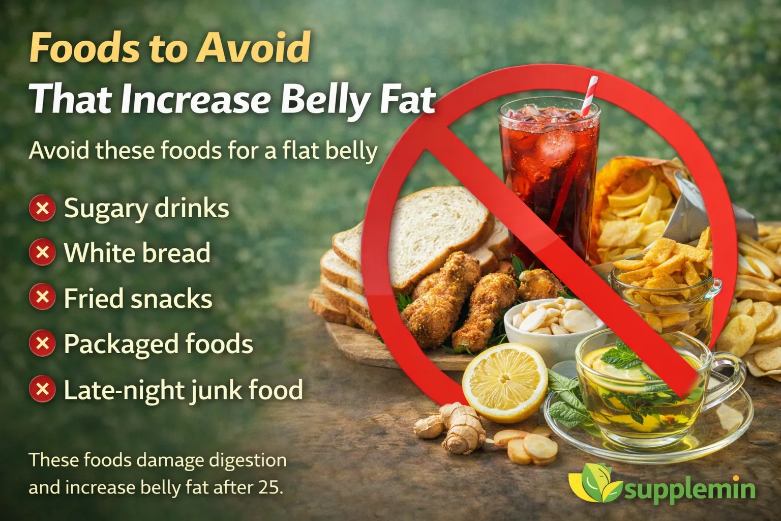 Foods to Avoid That Increase Belly Fat