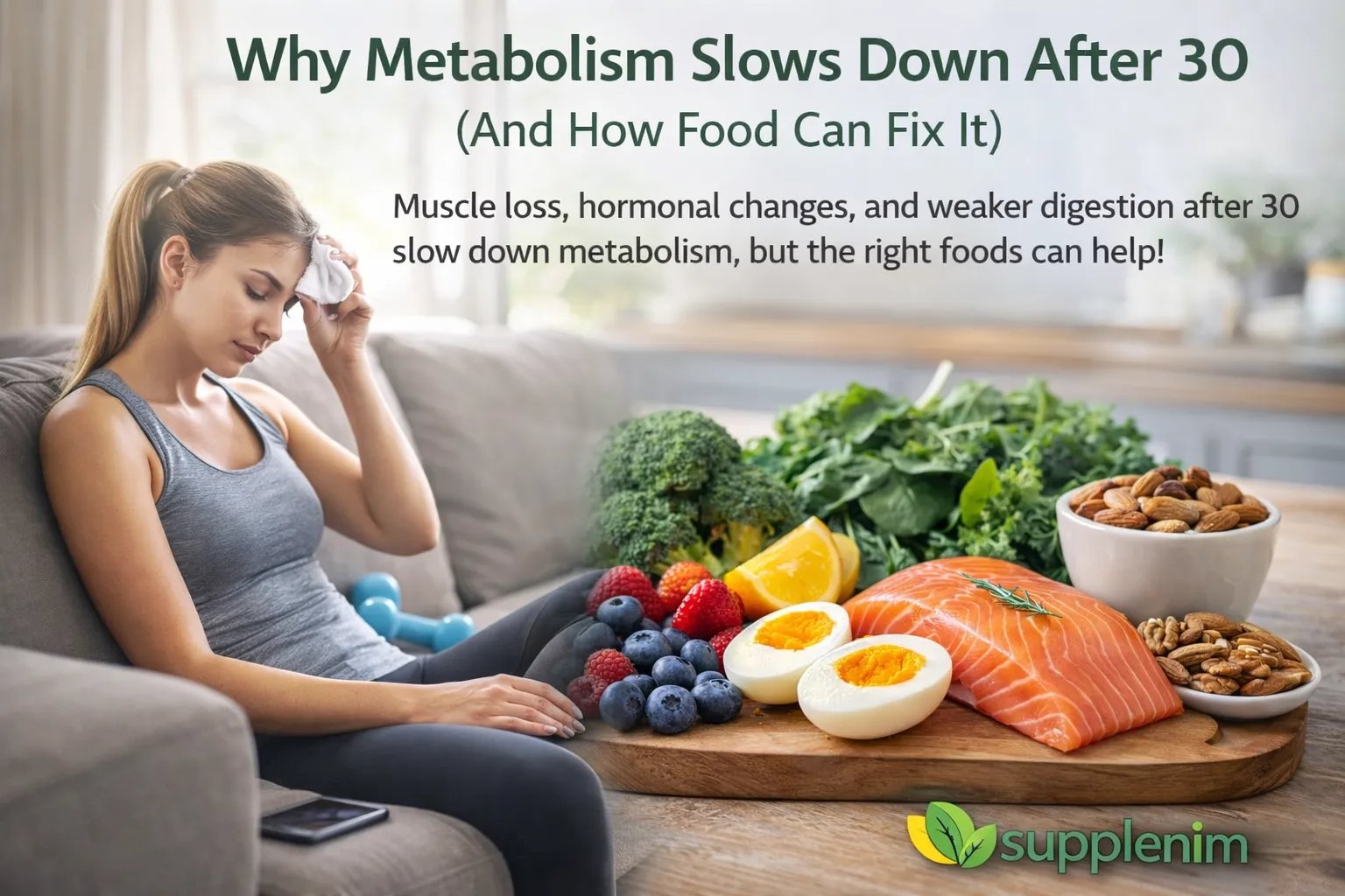 Why Metabolism Slows Down After 30 (And How Food Can Fix It)