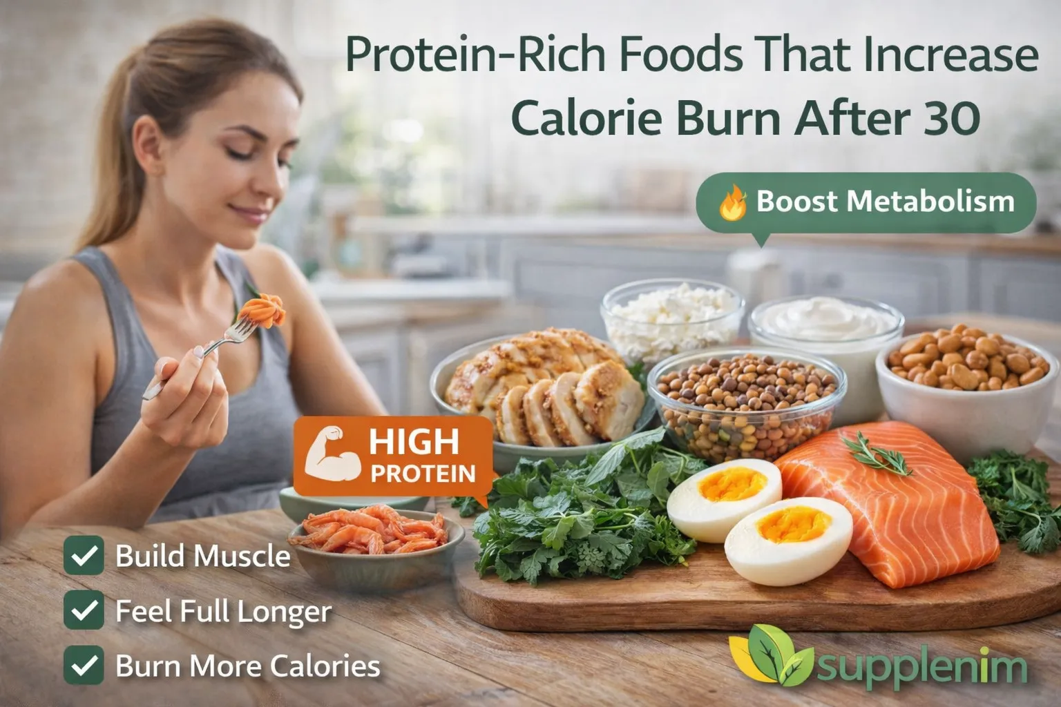 Protein-Rich Foods That Increase Calorie Burn After 30