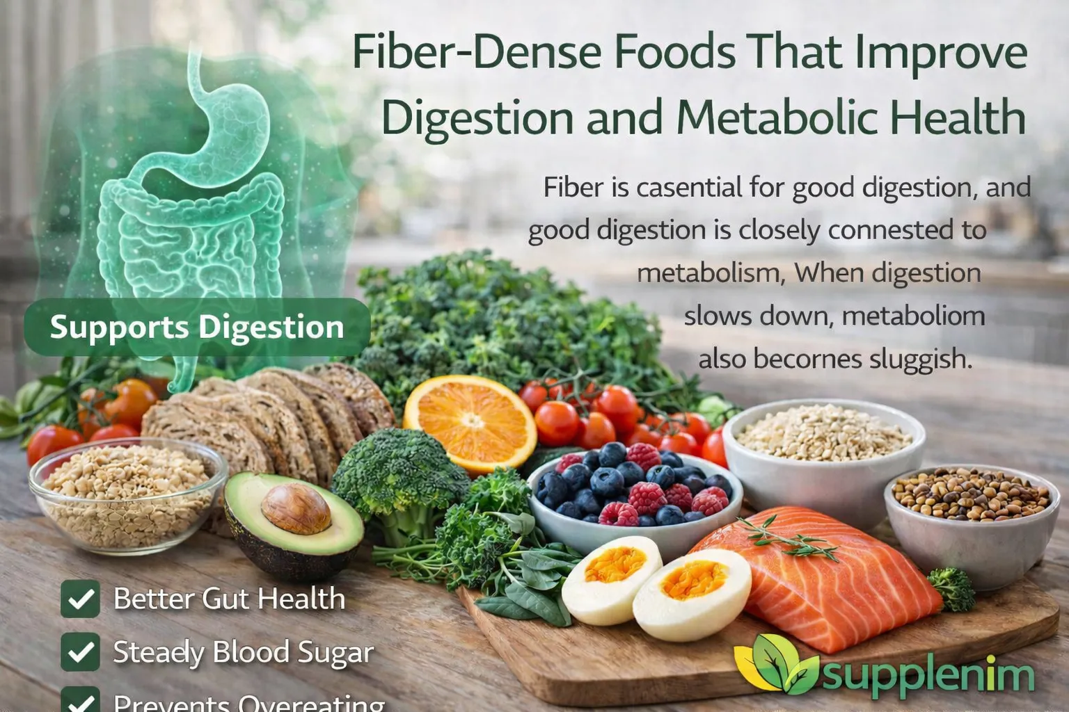 Fiber-Dense Foods That Improve Digestion and Metabolic Health