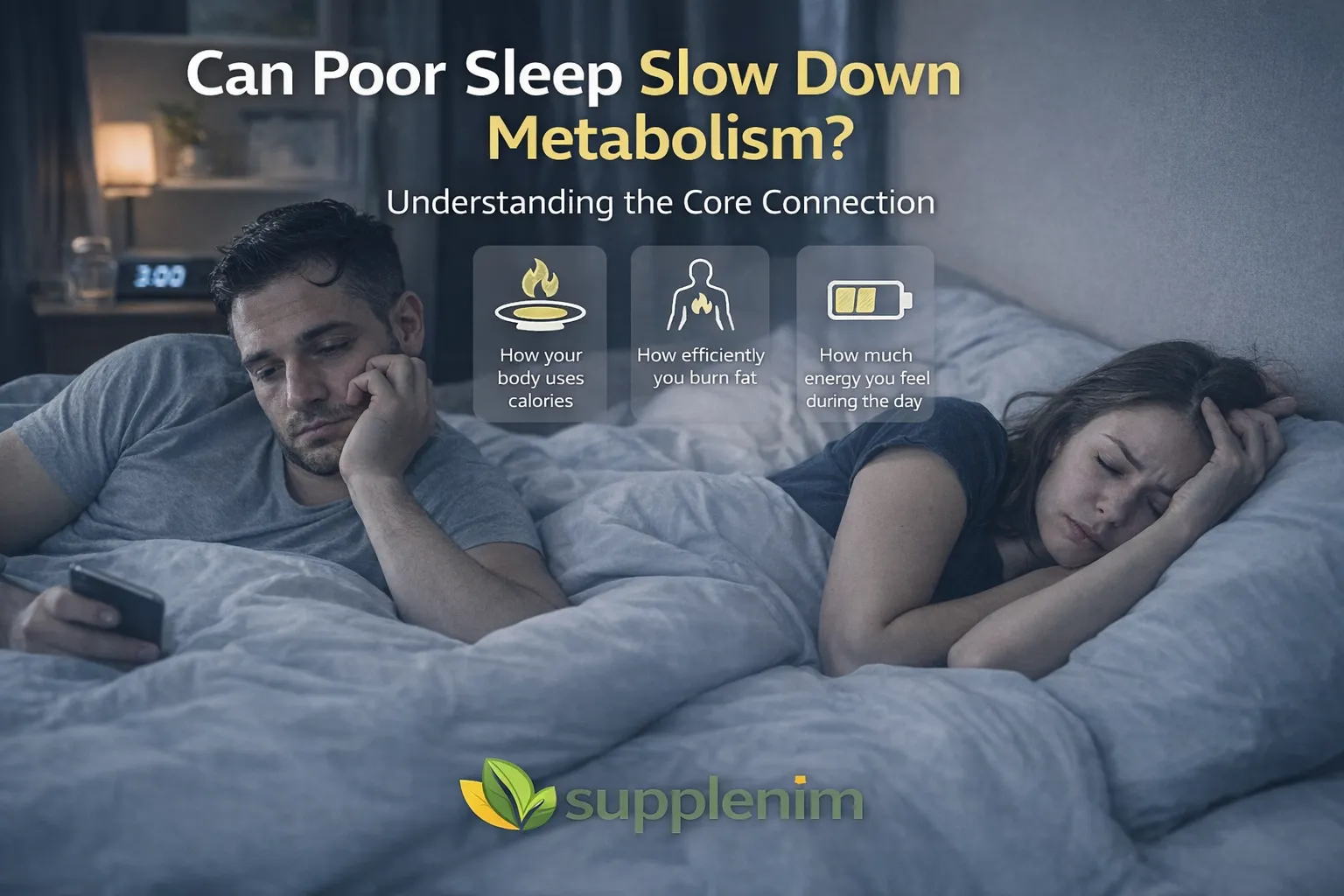 Can Poor Sleep Slow Down Metabolism? Understanding the Core Connection