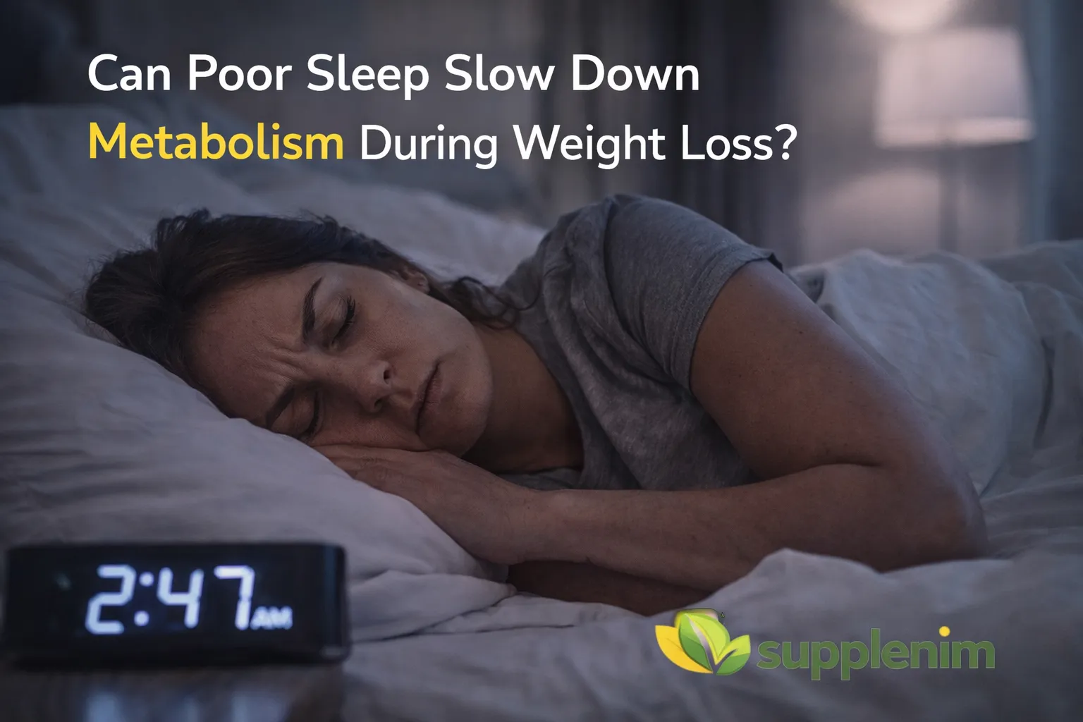 Can Poor Sleep Slow Down Metabolism During Weight Loss?