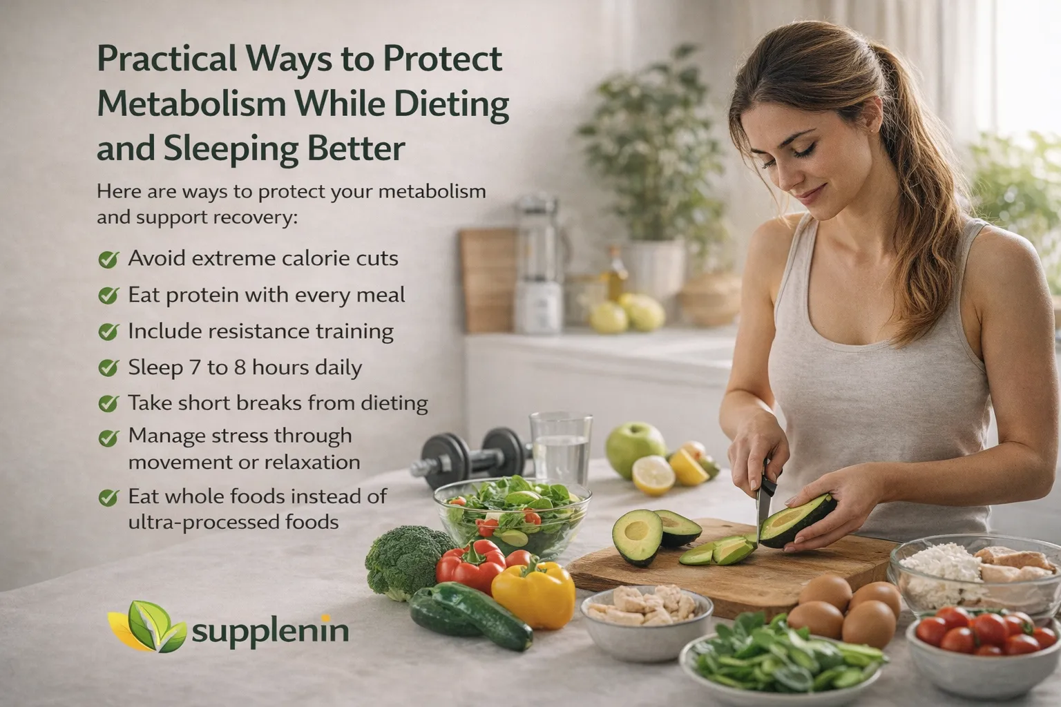 Practical Ways to Protect Metabolism While Dieting and Sleeping Better