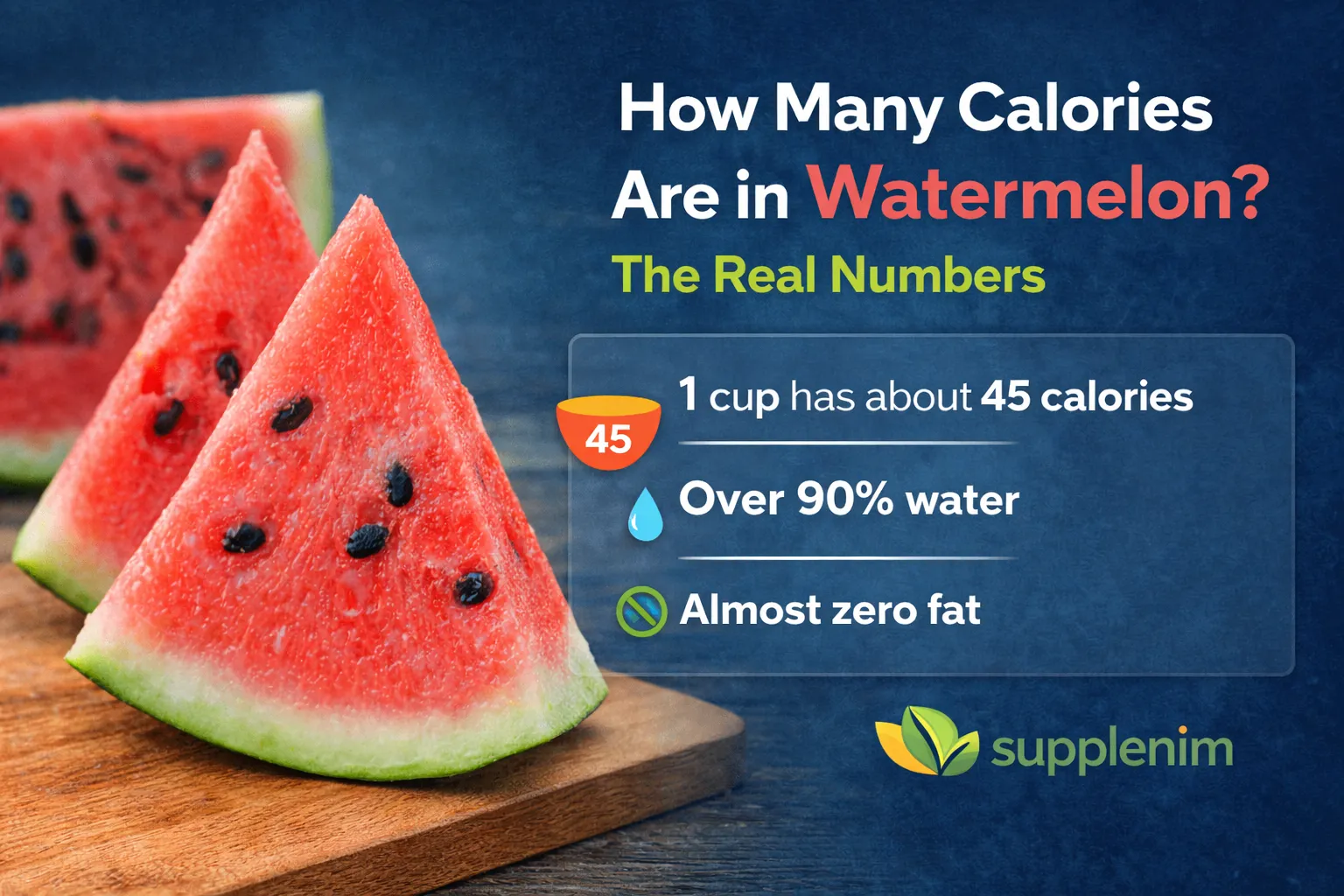How Many Calories Are in Watermelon? The Real Numbers