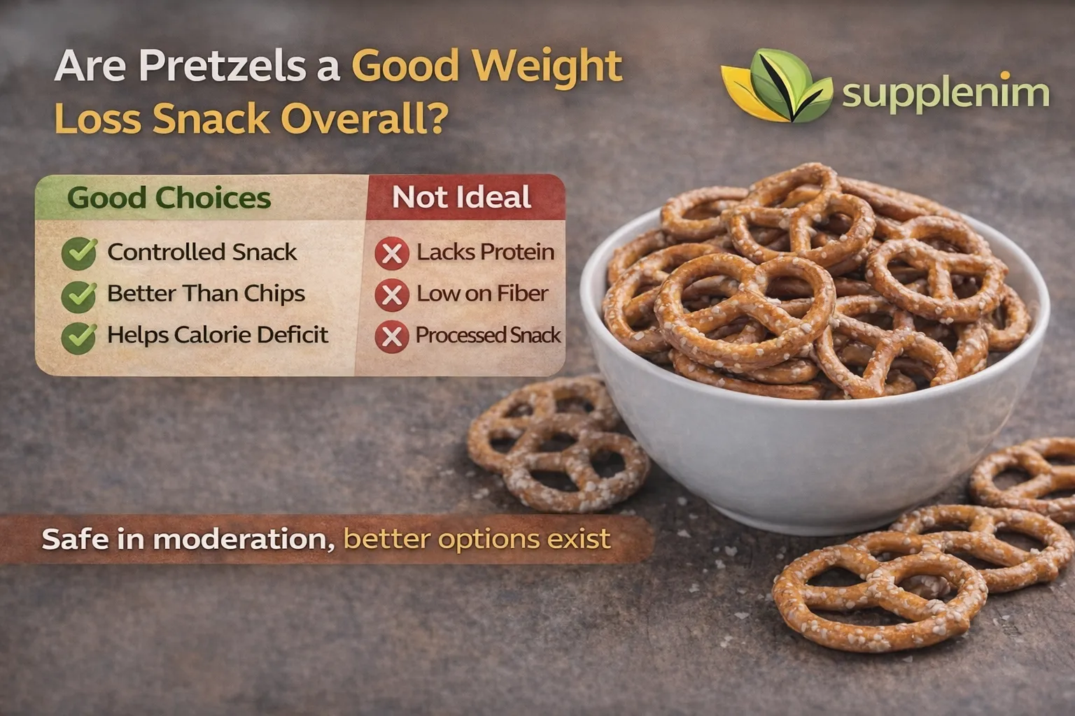 are pretzels healthy for weight loss​