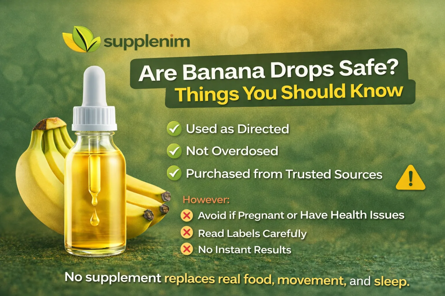 Are Banana Drops Safe? Things You Should Know
