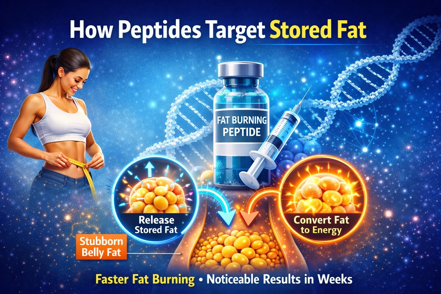 How peptides target stored fat