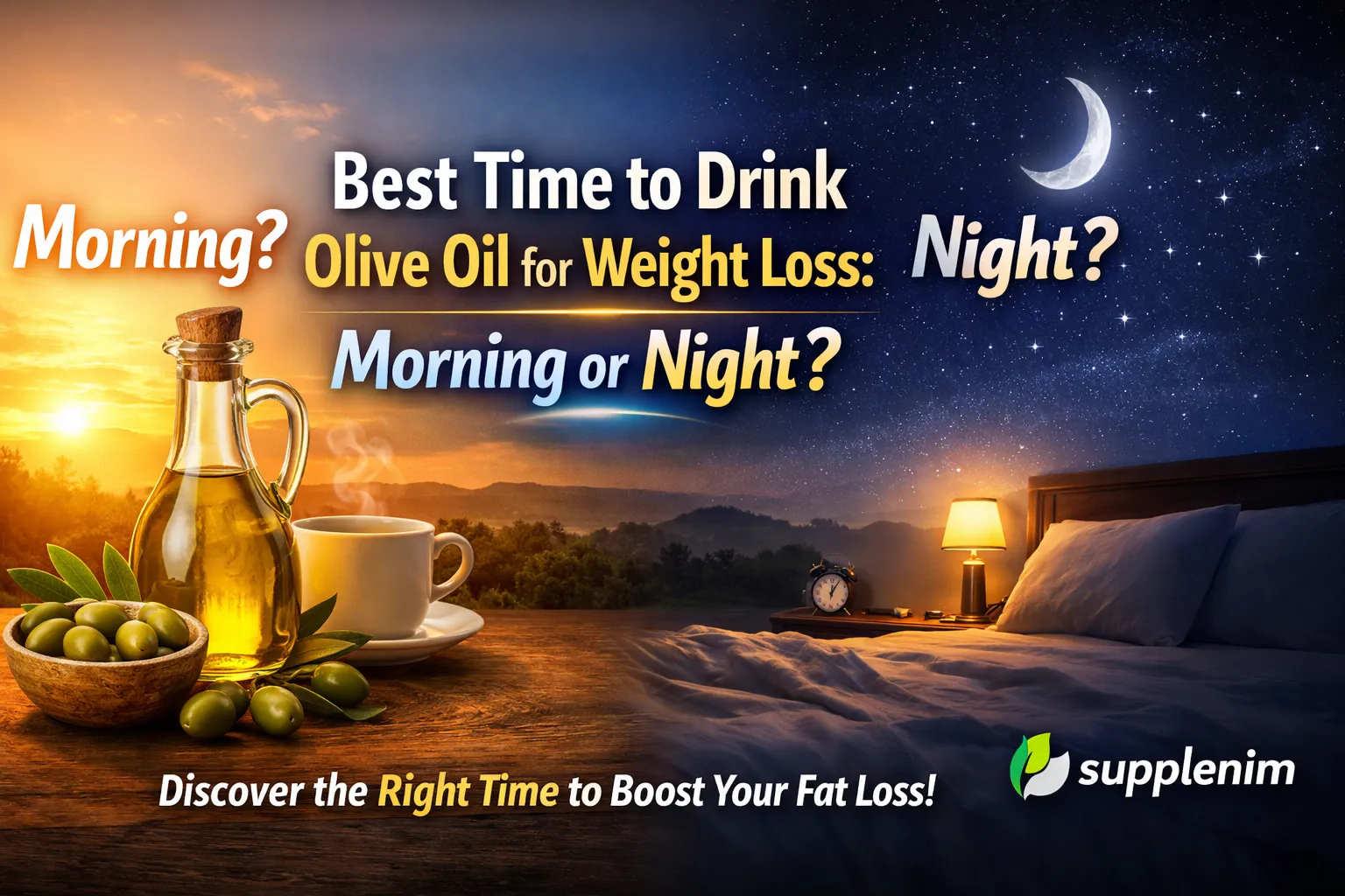 best time to drink olive oil for weight loss​