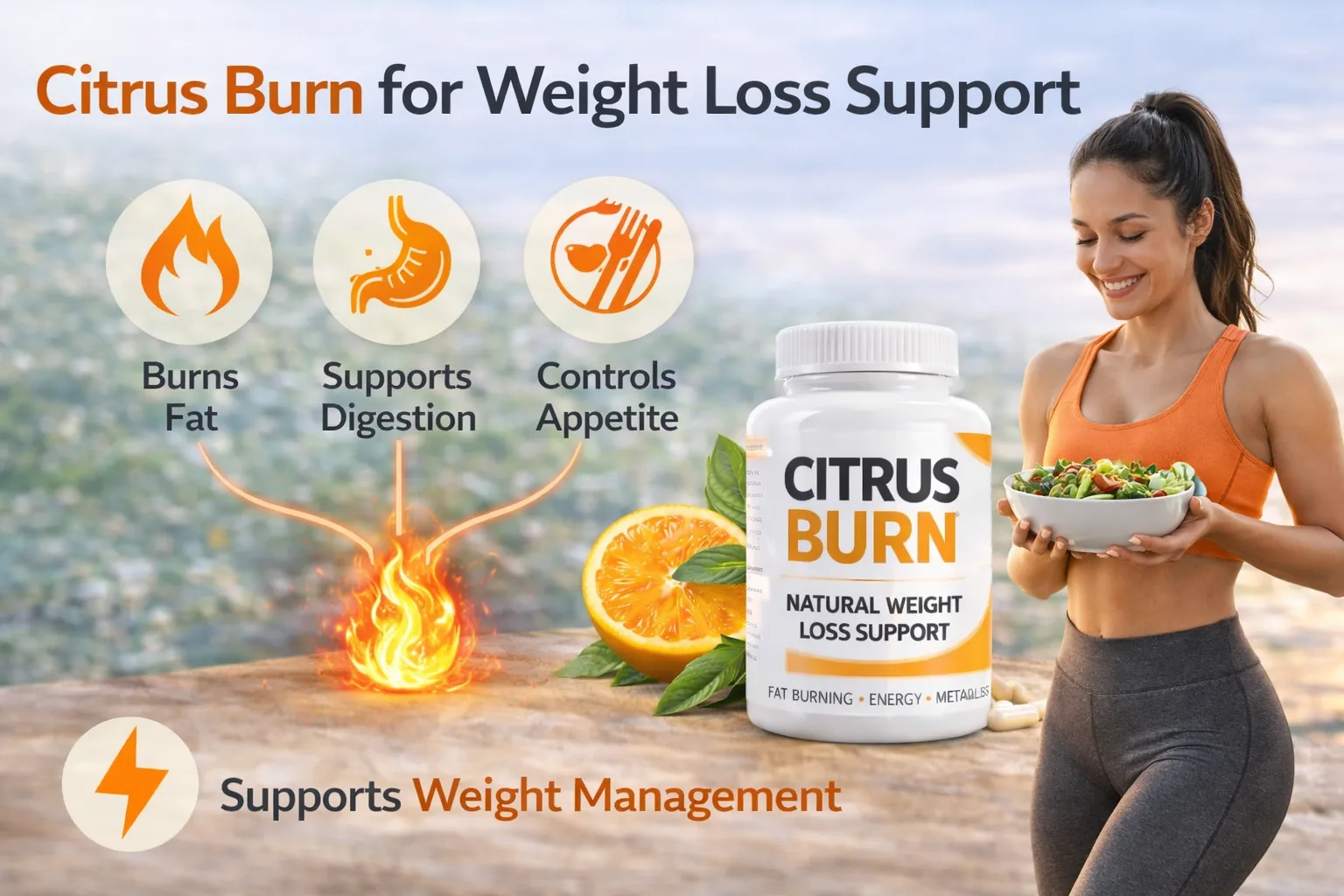 Citrus Burn for Weight Loss Support